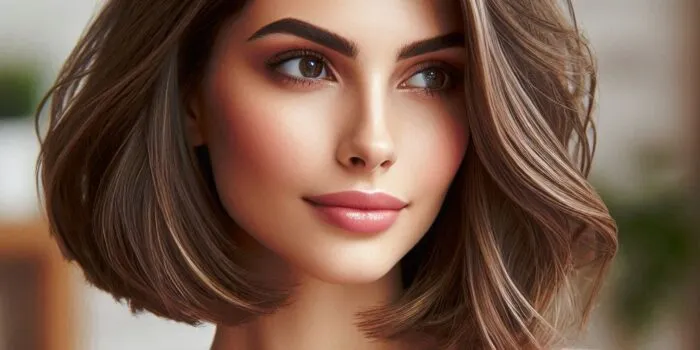 17 Fashionable Haircuts with Parting for Women Over 60