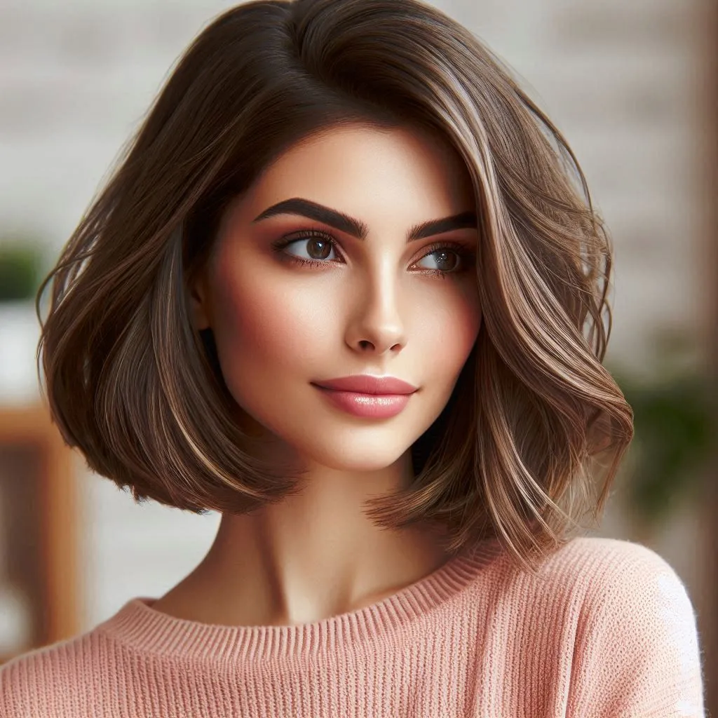 17 Fashionable Haircuts with Parting for Women Over 60